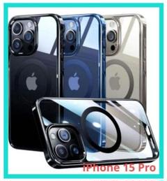 iPhone15 pro 6.1インチ ブラック チタニウム専用 Alphex