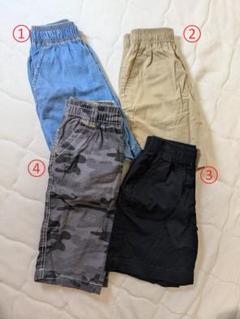 ハーフパンツ 4点セット　GU　120cm