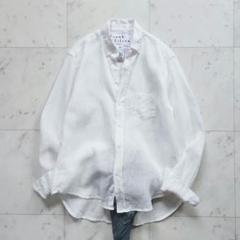 美品 フランク&アイリーン 麻100% ロンハーマン EILEEN ゆったり 白 美品 フランク&アイリーン 麻100% ロンハーマン EILEEN ゆったり