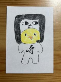 子供の絵　手描きイラスト　オカザえもん　ひよこ　ご当地