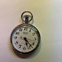未使用品【セイコー／SEIKO／JALコラボ／懐中時計／替え紐付き／稼働品】 稼働 超美品 限定品 裏刻印有 SEIKO 懐中時計 シルバー925 JAL