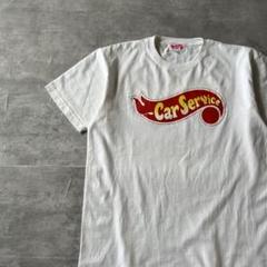【大人気モデル】Car Service両面プリントTシャツ古着柴田ひかり白2