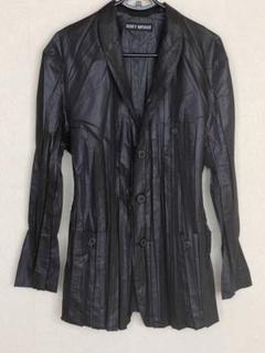 プリーツプリーズ　イッセイミヤケ　ジャケット　ヴィンテージ　希少　レア　黒 PLEATS PLEASE ISSEY MIYAKE - 美品 プリーツプリーズ イッセイ