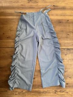 新品未使用　JEANASIS ワイドパンツ　フリル