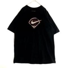 3135　NIKE ナイキ　野球　ビッグプリント　半袖　Tシャツ　黒