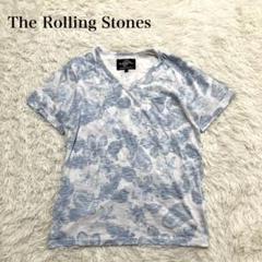 ローリングストーンズ ヴィンテージ半袖Tシャツ カットソー 総柄 個性的 大きい