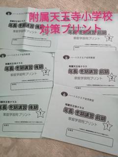 大阪教育大学附属天王寺小学校受験対策 - メルカリ