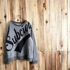 Subciety スウェット Mサイズ サブサエティ ロゴ グレーのサムネイル