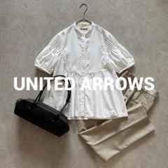 UNITED ARROWS EMBOS ピンタック ショートスリーブブラウスのサムネイル