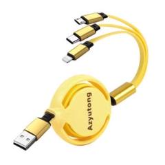 Azyutong　マルチ充電ケーブル 3in1 3タイプ