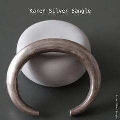 [a-BL207] Karen Silver Bangle カレンシルバー a-BL207] Karen Silver Bangle カレンシルバー - メルカリ