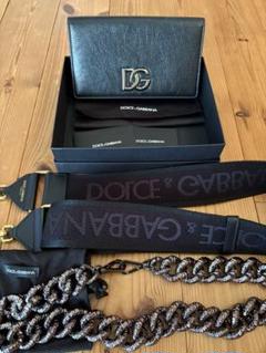 美品✨DOLCE&GABBANA メタルロゴ レザー ショルダーバッグ ブラック 楽天市場】ドルチェ&ガッバーナ バッグ（斜め掛／肩掛