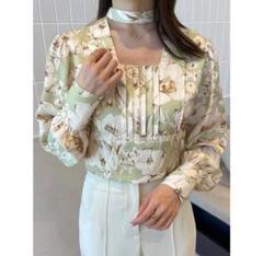 eimy istoire SheilaFlowerチョーカーネックブラウス
