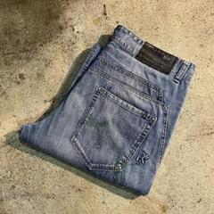 USA古着 ROCA WEAR デニムパンツ ワイド baggy B系 Y2K