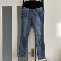 マタニティ デニム　パンツ 調整ゴムあり　M