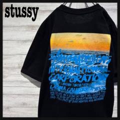 【即完売モデル】ステューシー☆バックビックロゴ　人気デザイン　半袖Ｔシャツ
