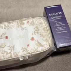 DECORTEリポソームアドバンストリペアセラム50mL 限定ミラー付きポーチ DECORTEリポソームアドバンストリペアセラム50mL 限定ミラー付き