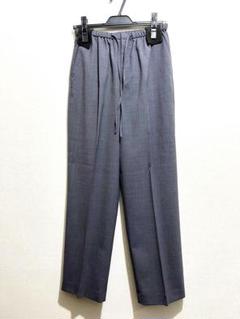 新品 UAグレー ストレートパンツM ゴムウエスト春夏