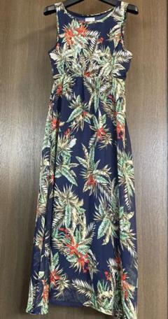 【美品】スプラッシュ オキナワ　リゾートワンピース　ノースリーブ　マキシ丈