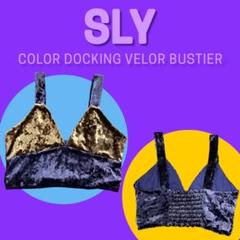 スライSLY COLORDOCKINGVELOR BUSTIERビスチェキャミ