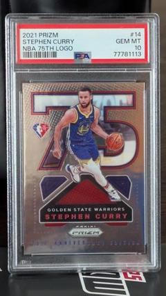 2021 Prizm Stephen Curry PSA 10 75thのサムネイル