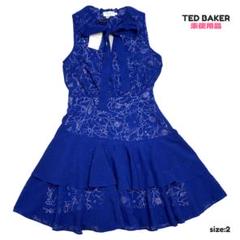 未使用⭐️TED BAKER テッドベイカー ノースリーブワンピース 透かし柄 2