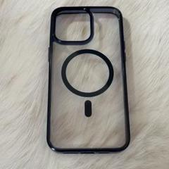 新品 iPhone15ProMax ケース クリアブルー MagSafe対応