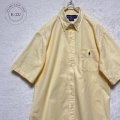 ラルフローレン　Ralph Lauren ボタンダウン　半袖シャツ イエロー