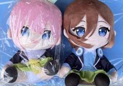 【匿名配送】五等分の花嫁 フィギュア ぬいぐるみ 6点 五等分の花嫁』四葉と五月が約100cmの超特大ぬいぐるみに！ 各