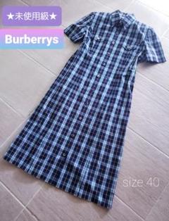 ☆未使用級☆ Burberrys バーバリー チェック ワンピース 半袖