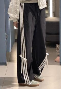 adidas リボン トラックパンツ 当日発送