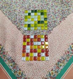DIY素材！✨《Glass mini Tile》✨ガラスタイル２枚セット計98個