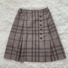 バーバリーロンドン フレア スカート ひざ丈 日本製 ノバチェック 38 中古・古着通販】BURBERRY LONDON (バーバリーロンドン) ノバ