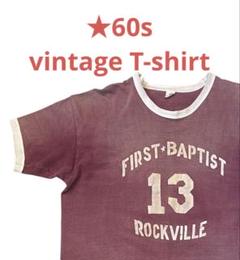 60s/ヴィンテージ/半袖/リンガーTシャツ/XL/古着/アメリカ製
