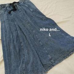 デニムスカート niko and… L