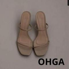ohga ラインサンダル ベージュ OHGA】 ラインサンダル ベージュ Lサイズ - メルカリ