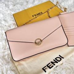 i74【極美品】フェンディ　レザードットコム　チェーン　ショルダーバッグ　ポーチ FENDI - i74【極美品】フェンディ レザードットコム チェーン