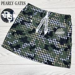 ☆PEARLY GATES 2022年モデル ストレッチスカート 迷彩 カモフラ