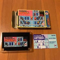 ファミコン エレベーターアクション 激レア!箱説明書付き最安値! タイトー