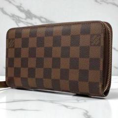 美品 ルイヴィトン ダミエ エベヌ ジッピーウォレット 長財布 781