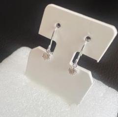 K18WG total0.30ct ダイヤモンド フックピアス K18WG ダイヤモンド ピアス/イヤリング 0.30CT