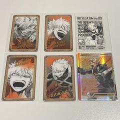 ヒロアカ 爆豪 勝己 クリアカード 特典 原画展 ステッカー ダイナマイト