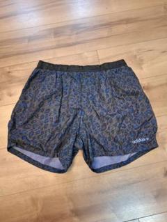 【大人気廃盤品】adidas ハーフパンツ　黒豹柄　Lサイズ 廃盤大人気 アディダスハーフパンツショート短パントラック