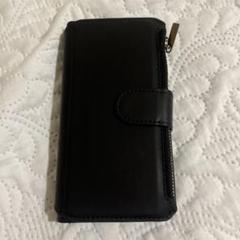 黒い合成皮革iPhoneケース