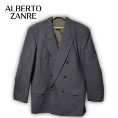 333★【ALBERTO ZANRE】　ジャケット　ダブル　チャコール　48