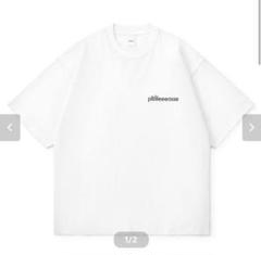 plllllleeeasse ショートスリーブTシャツ (ホワイト)