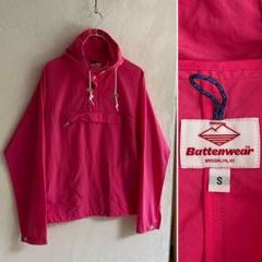 USA製 美品 Battenwear アノラックパーカー ピンク バテンウェア