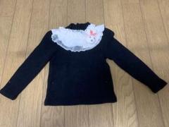 cotton baby フリルセーター XS 黒