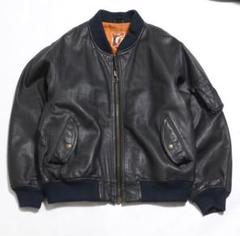 ジャケット・アウター 80s yellow corn leather ma-1 jacket 80s yellow corn leather ma-1 jacket - メルカリ
