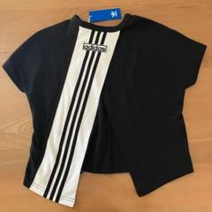 adidas バックライン 3本ストライプ Tシャツ Sサイズ ヨガ アディダスのサムネイル